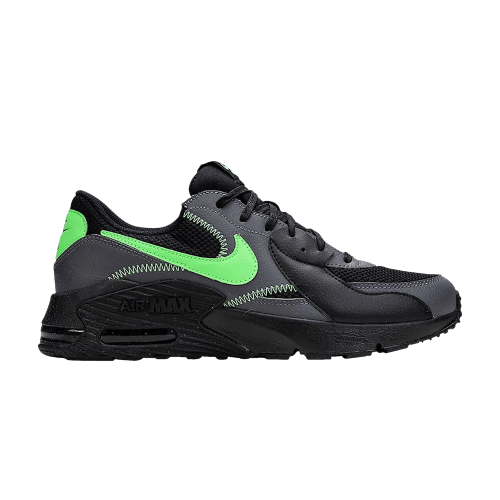 nike air max excee black green