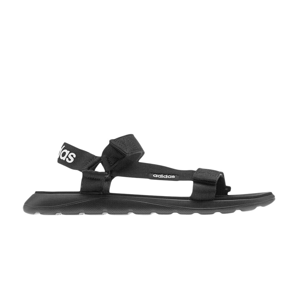 Pre-owned Adidas Originals Comfort Sandal 'black White'