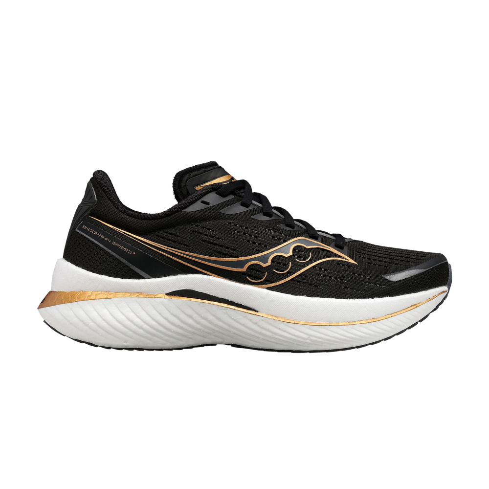 Pre-owned Saucony Wmns Endorphin Speed 3 'black Goldstruck'