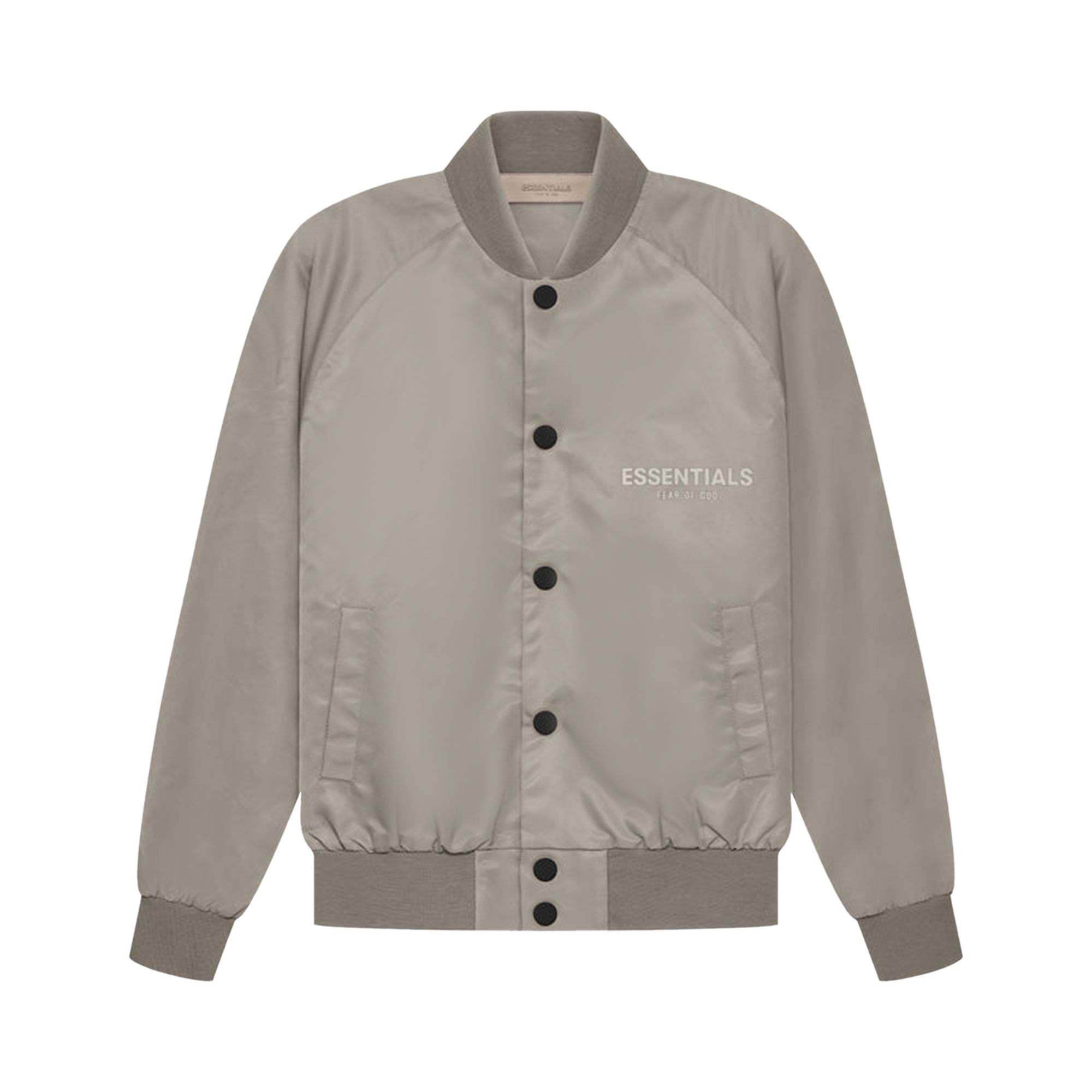 Fear of God Essentials Kids Baseball Jacket 'Desert Taupe' | Copper | Kid's Size -6.5