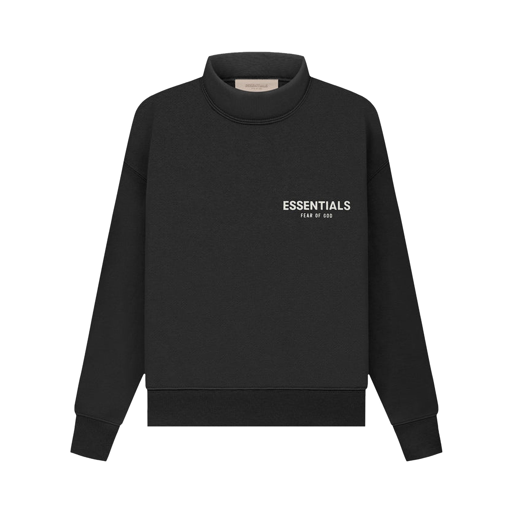 Fear of God Essentials Kids Essentials Mockneck 'Stretch Limo' | Black | Kid's Size -6.5