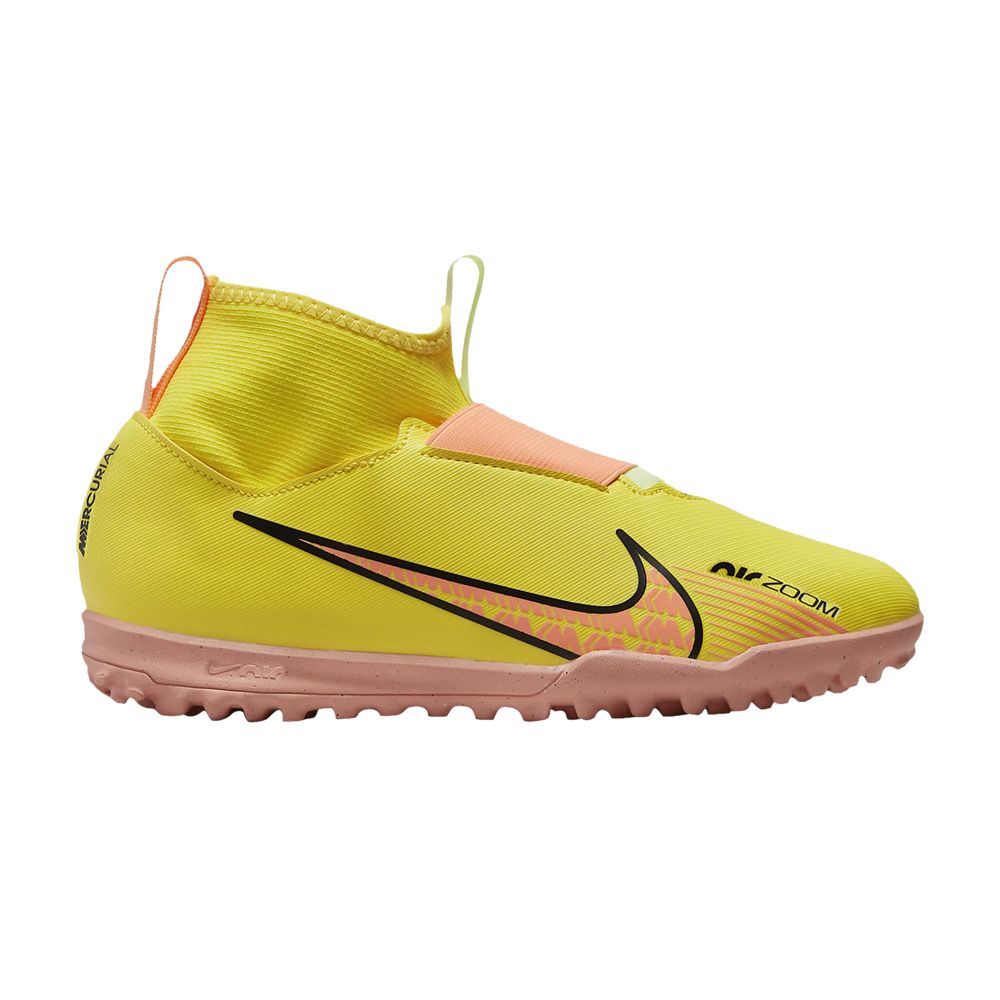 Pre-owned Nike Zoom Mercurial Superfly 9 Academy Tf Gs 'lucent Pack' | Yellow | Kid's Size 6