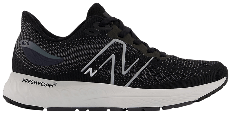 New Balance Fresh Foam X 880v12 Big Kid X Wide Black Ocean Grey