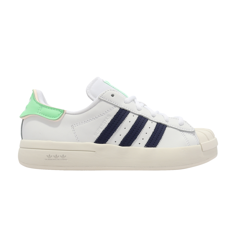 Pre-owned Adidas Originals Wmns Superstar Ayoon 'white Green'