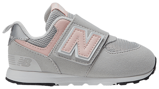 New Balance 574 New B Hook Loop Toddler X Wide Rain Cloud Pink Haze