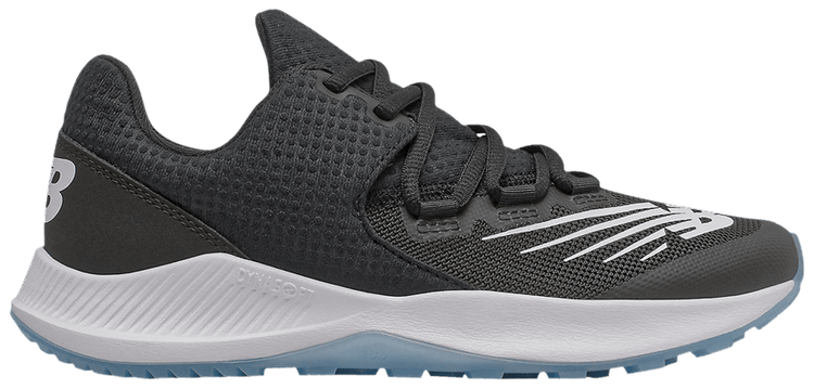 New Balance 4040v6 TF Big Kid Black White