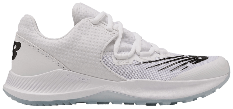 New Balance 4040v6 TF Big Kid Wide White Black