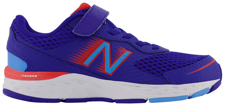New Balance 680v6 Bungee Big Kid Blue Neo Flame