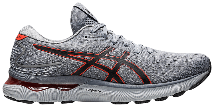 Asics Gel Nimbus 24 Sheet Rock Cherry Tomato