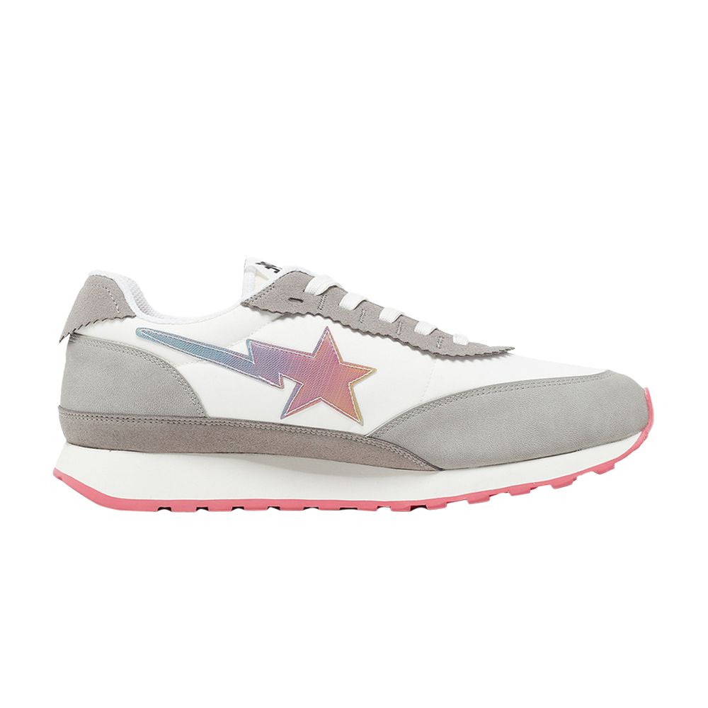 Pre-owned Bape Roadsta Express 'white Iridescent' | Men's Size 9