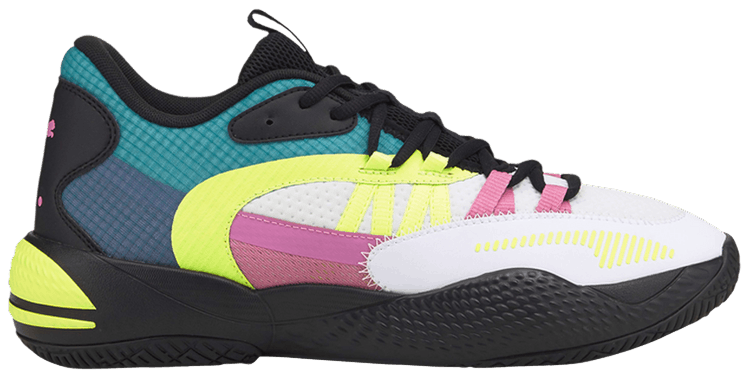 Puma Court Rider 20 White Yellow Alert