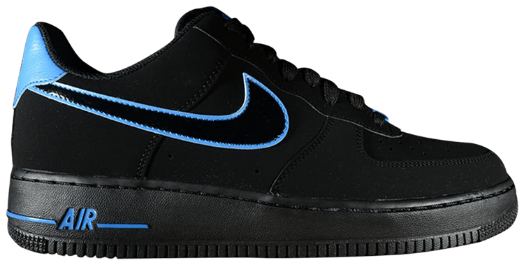 Buy Air Force 1 Low Black Photo Blue 488298 057 GOAT