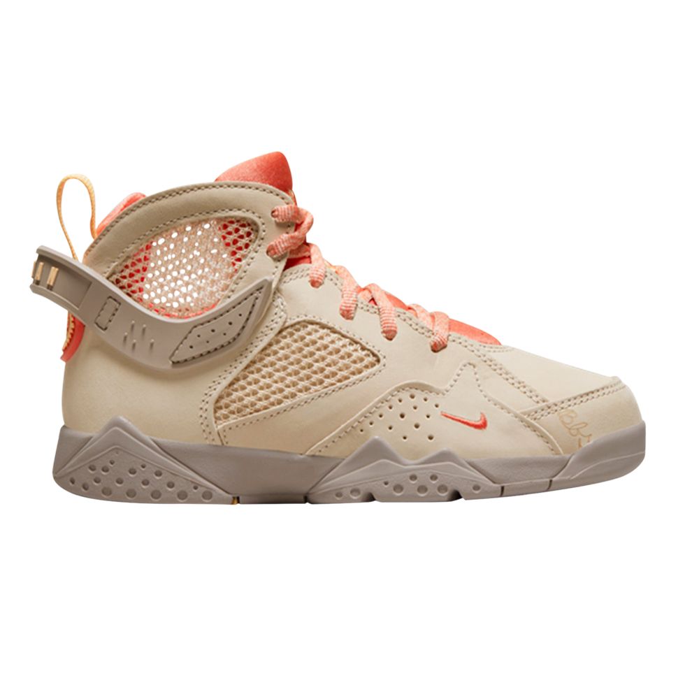 Pre-owned Air Jordan Bephie's Beauty Supply X  7 Retro Ps | Tan | Kid's Size 12