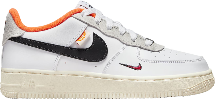 Nike Air Force 1 '07 LV8' Hoops Pack-White Total Orange' Men's Size 13 FAST  SHIP
