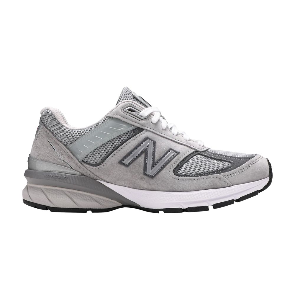 Pre-owned New Balance Wmns 990v5 Made In Usa 2e Wide 'castlerock' In Grey