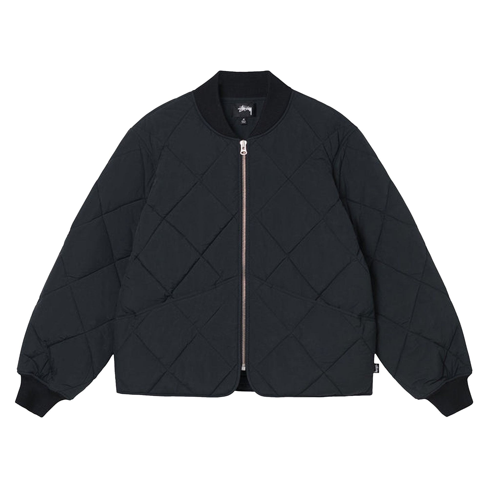 Stussy Dice Quilted Liner Jacket 'Black' | Men's Size M