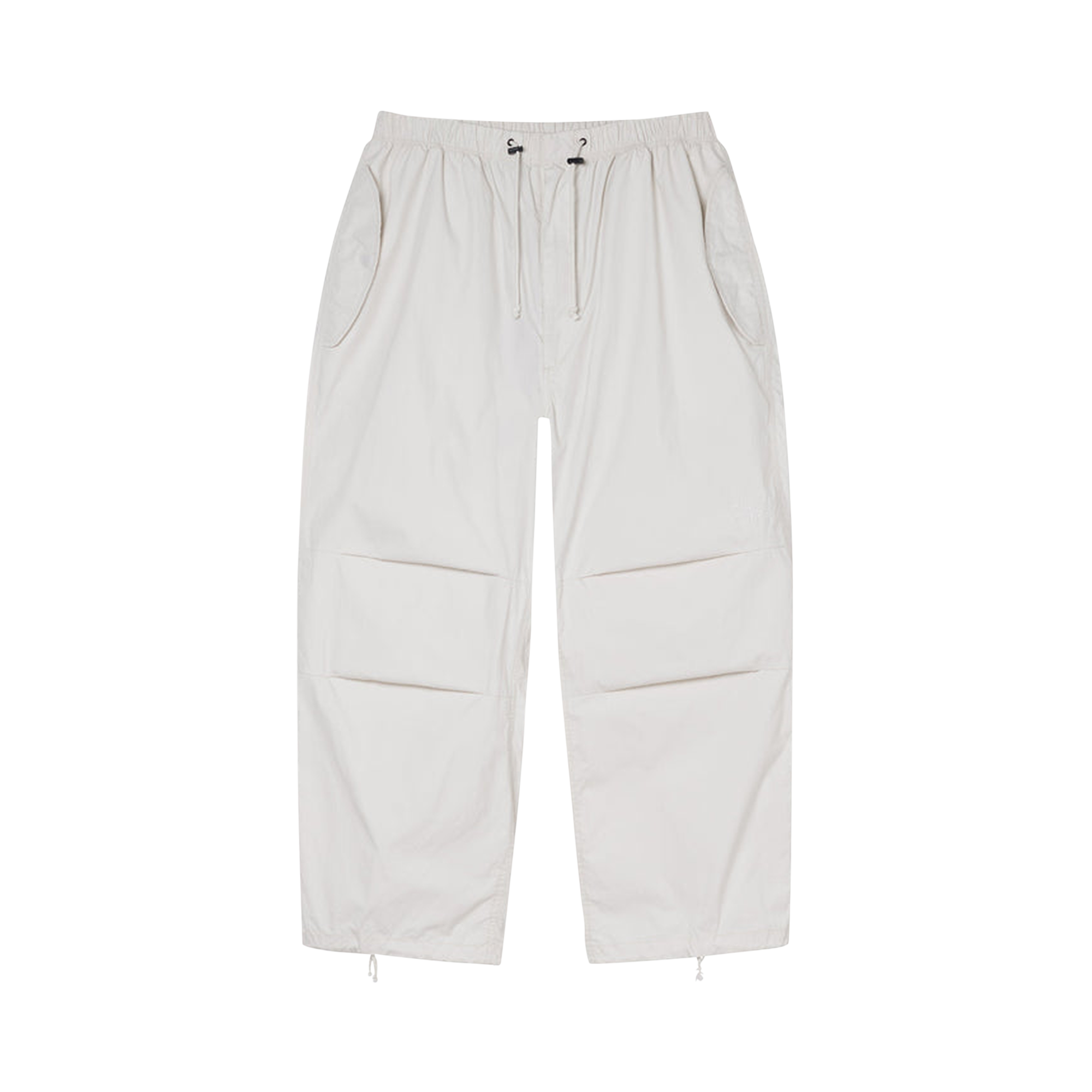 Pre-owned Stussy Nyco Over Trousers 'bone' In White
