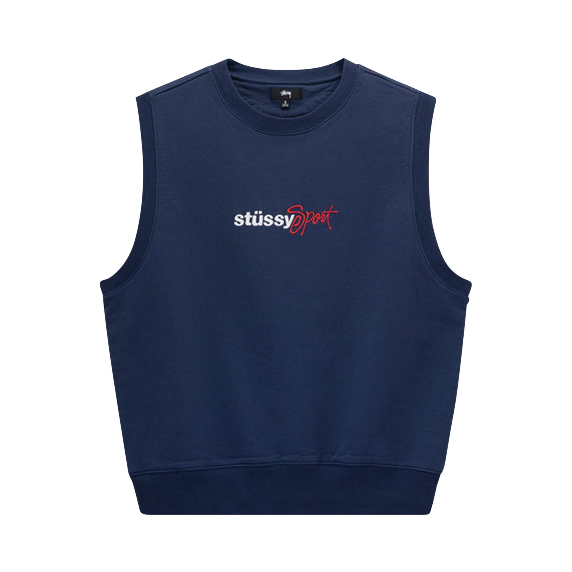 Stussy Sport Fleece Vest 'Navy' | Blue | Men's Size S