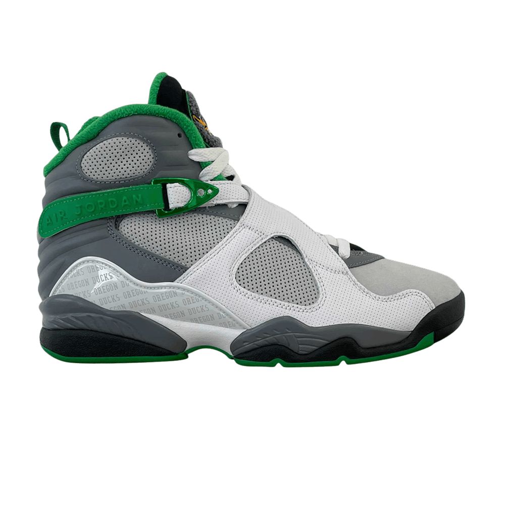 Air Jordan VIII 'University of Oregon - Pure Platinum' PE | White | Men's Size 9