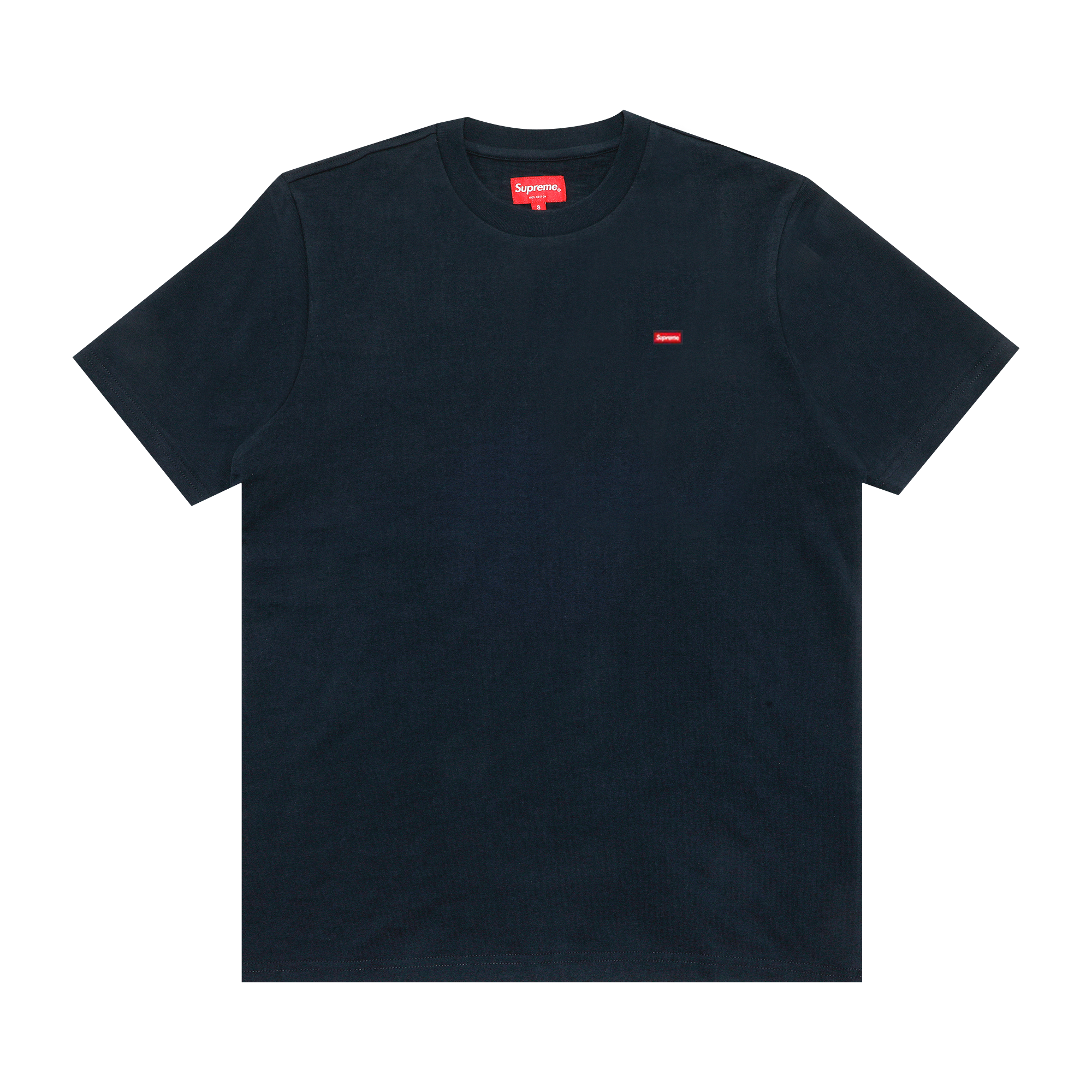 Pre-owned Supreme Small Box Tee 'navy' In Blue