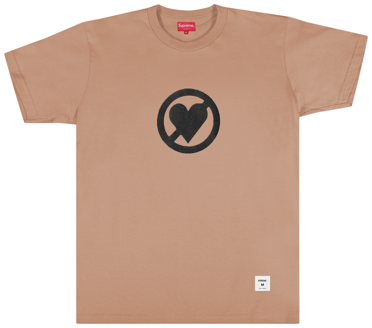 Supreme No Love Short Sleeve Top Dark Tan