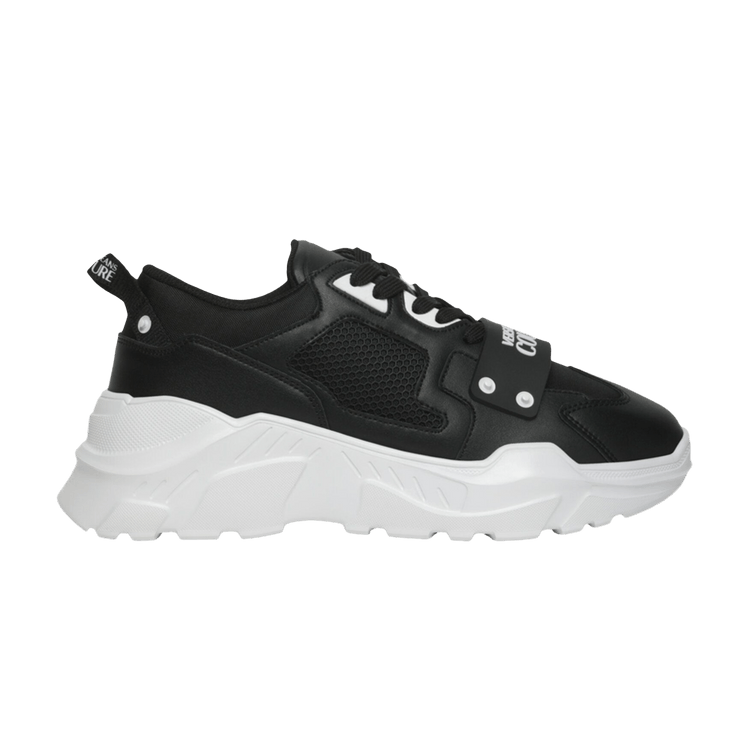 Versace Orange Leather Chunky Sneakers main image 1