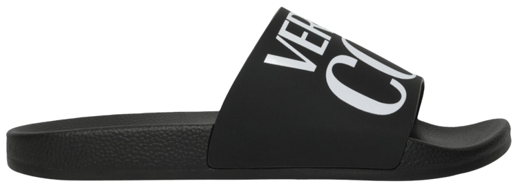 Versace Jeans Couture Logo Slide Black