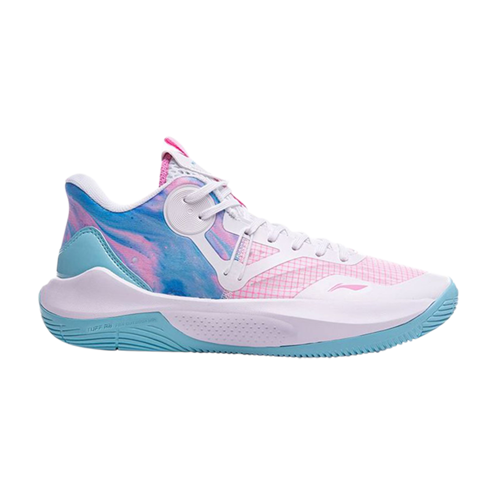 Pre-owned Li-ning Sonic Team Low 'white Prism Pink'