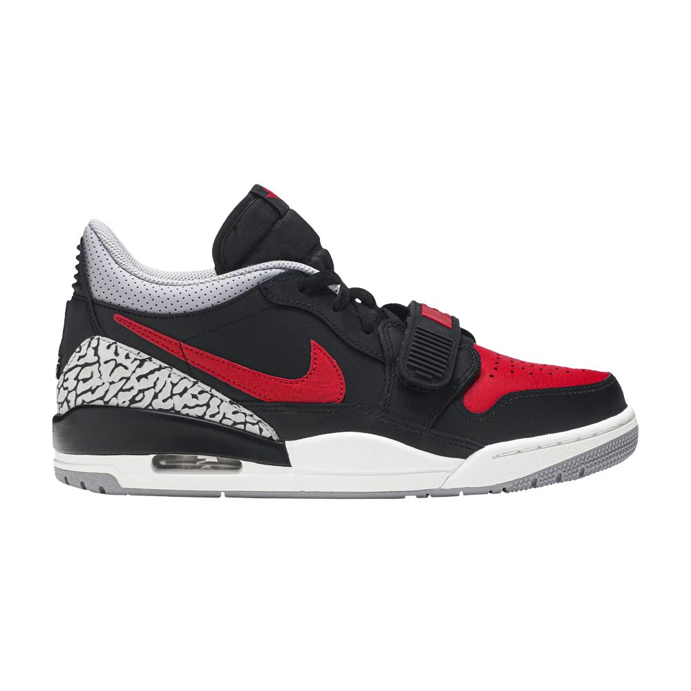 Jordan Legacy 312 Low 'Bred Cement' Sample | Black | Men's Size 10.5 - CD7069-006-YS
