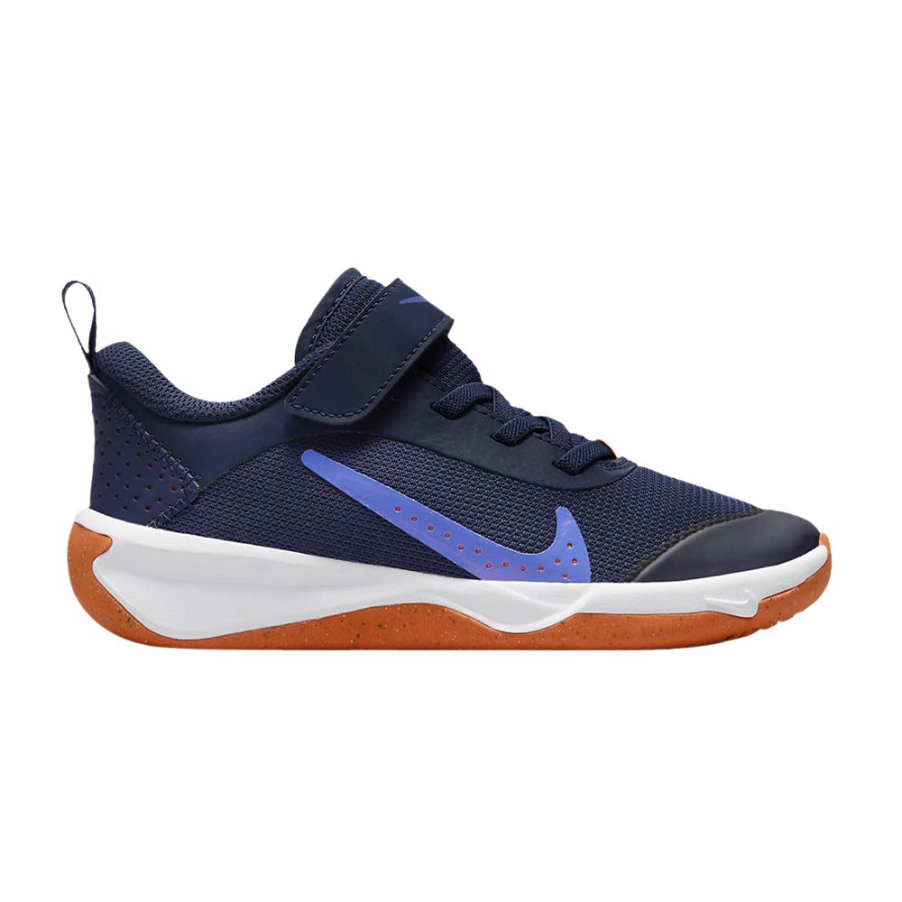 Pre-owned Nike Omni Multi-court Ps 'midnight Navy Safety Orange' | Blue | Kid's Size 2.5