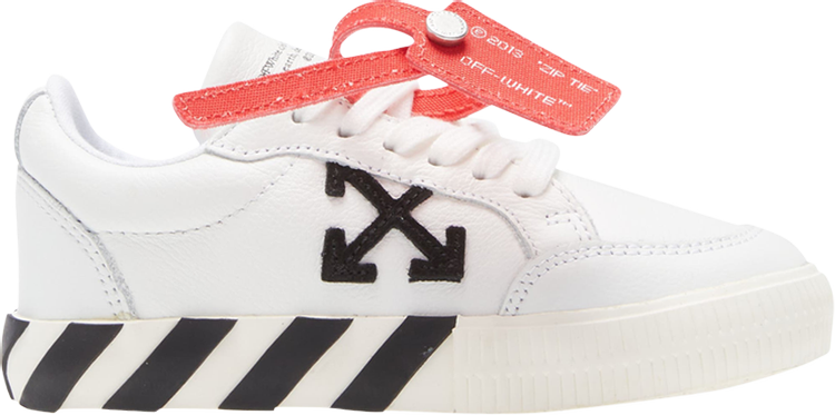 Buy Off-White Vulc Sneaker Kids 'White Black' 2021 - OBIA004F21LEA001 ...