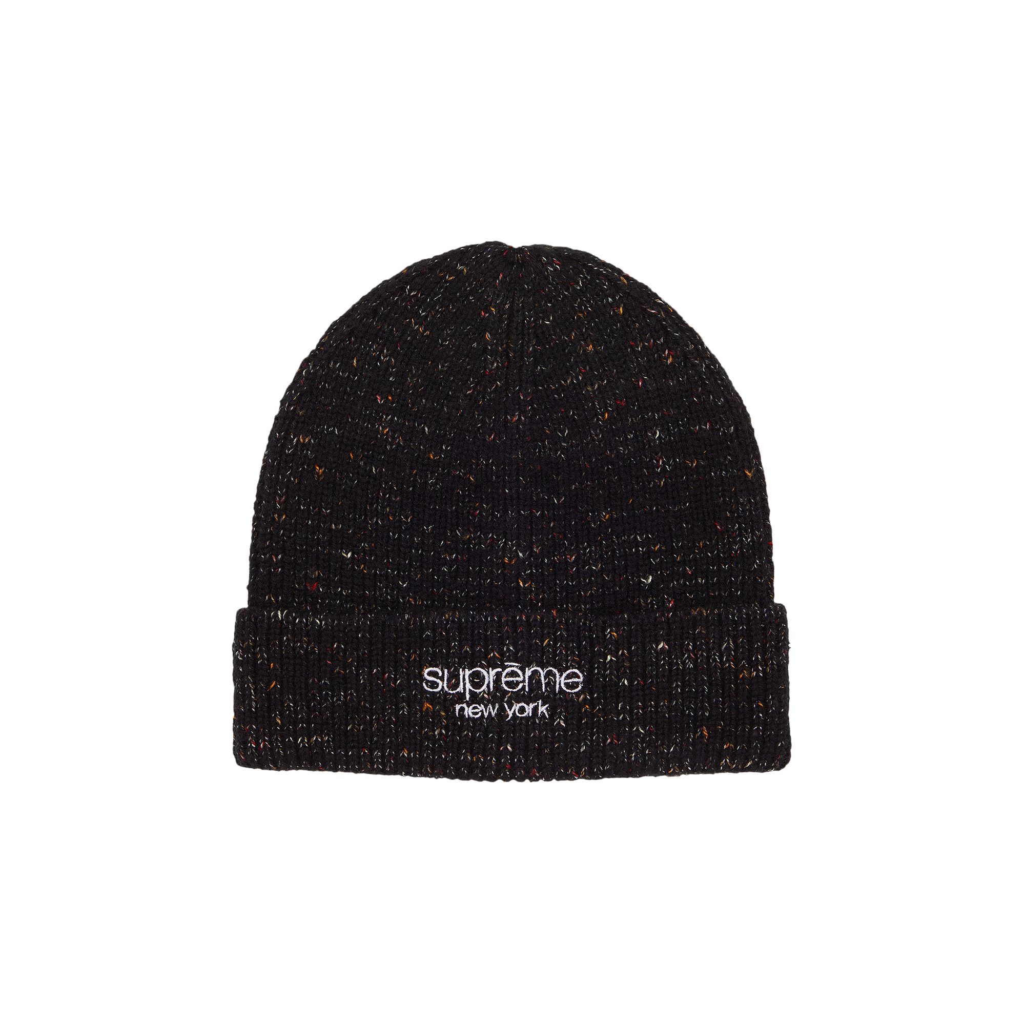 Supreme Rainbow Speckle Beanie 'Black' | Men's Size Onesize