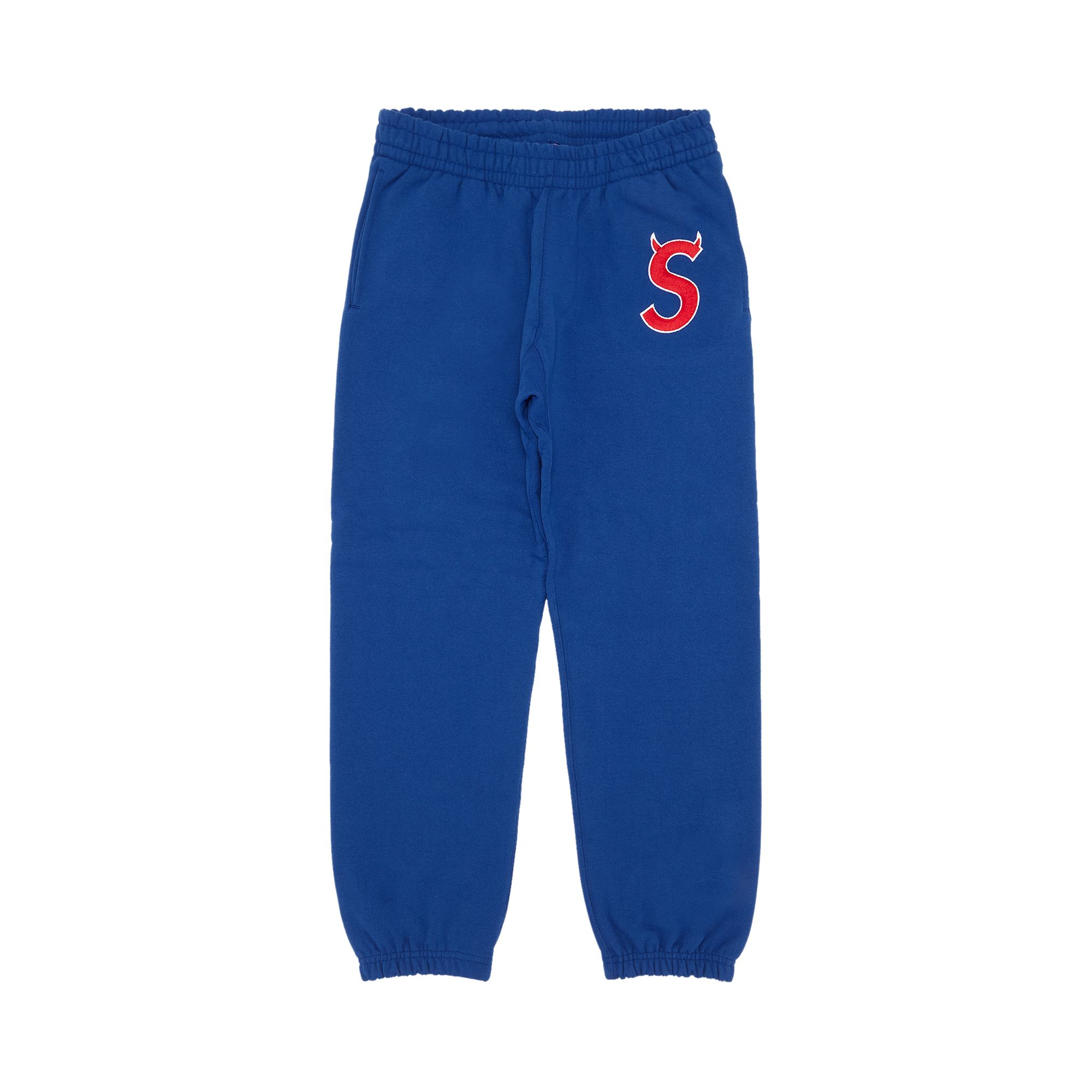 Supreme S Logo Sweatpant 'Blue' | Men's Size XL