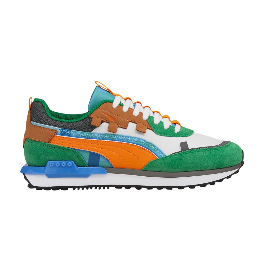 Puma Minecraft x City Rider 'Grass Block' | Green | Men's Size 11.5