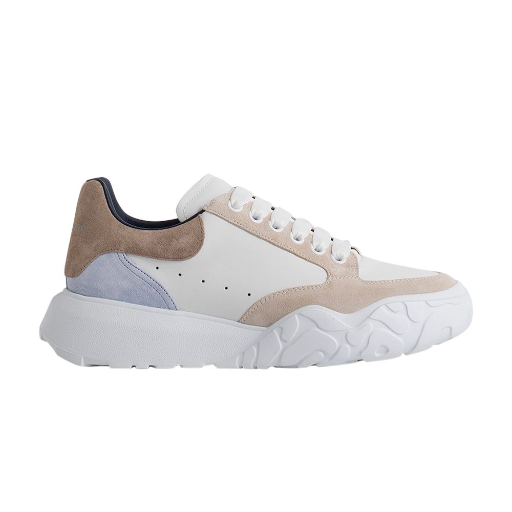 Pre-owned Alexander Mcqueen Court Trainer 'white Beige' | Men's Size 41