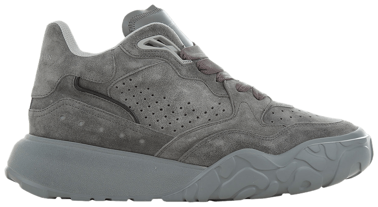 【alexander mcqueen】coat trainer sneakers / 705121 WHWJF Buy Alexander McQueen Court Trainer Mid 'Grey' - 705121
