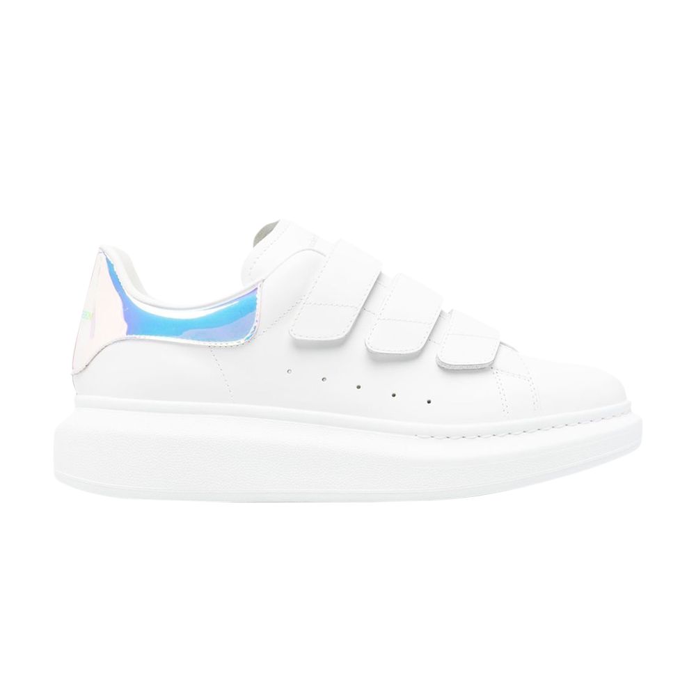 Pre-owned Alexander Mcqueen Wmns Oversized Sneaker 'white Iridescent' | Women's Size 38.5