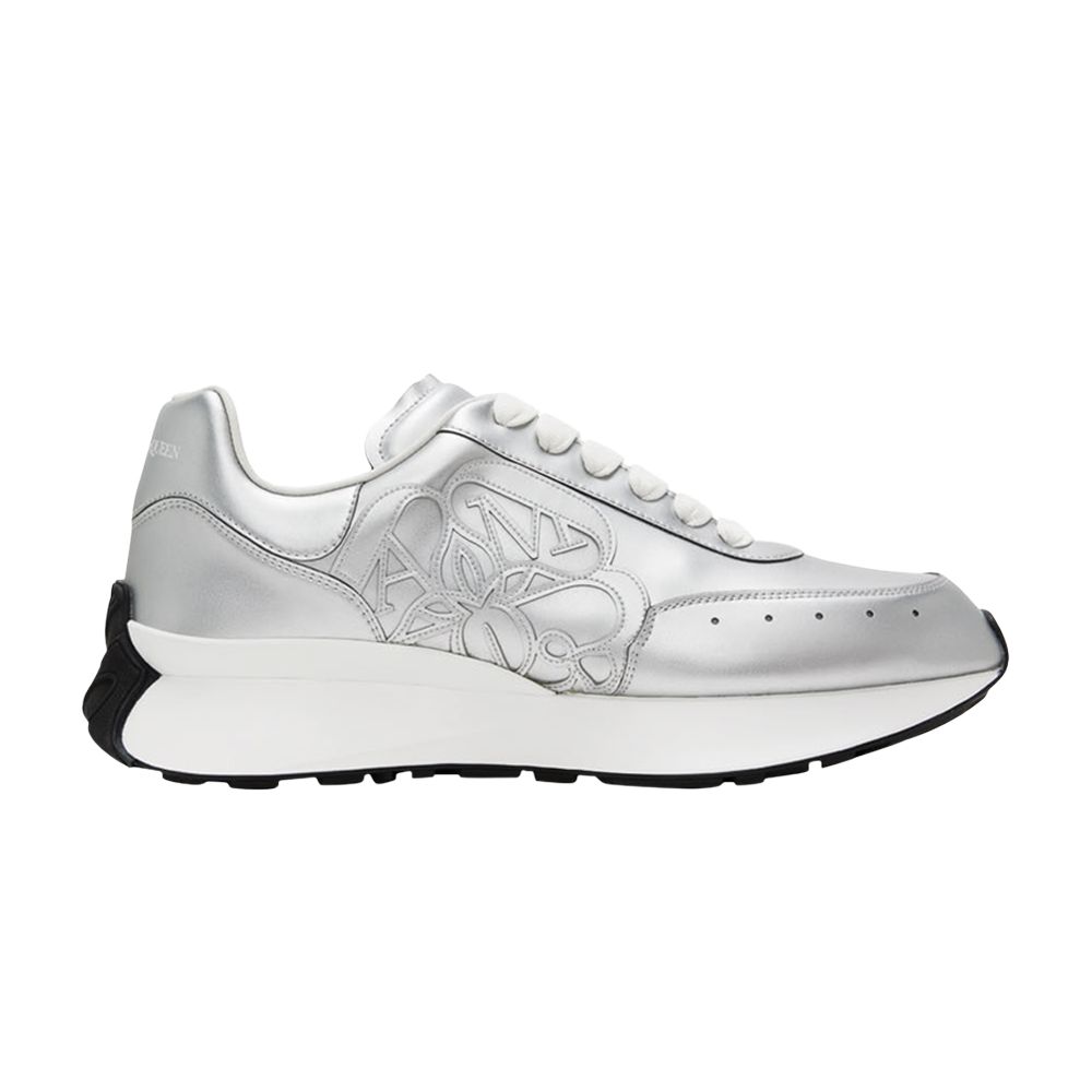 Pre-owned Alexander Mcqueen Sprint Runner 'silver' | Men's Size 36.5
