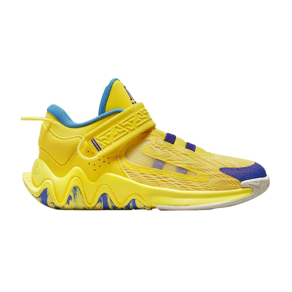 Pre-owned Nike Giannis Immortality 2 Ps 'yellow Strike Laser Blue' | Kid's Size 2