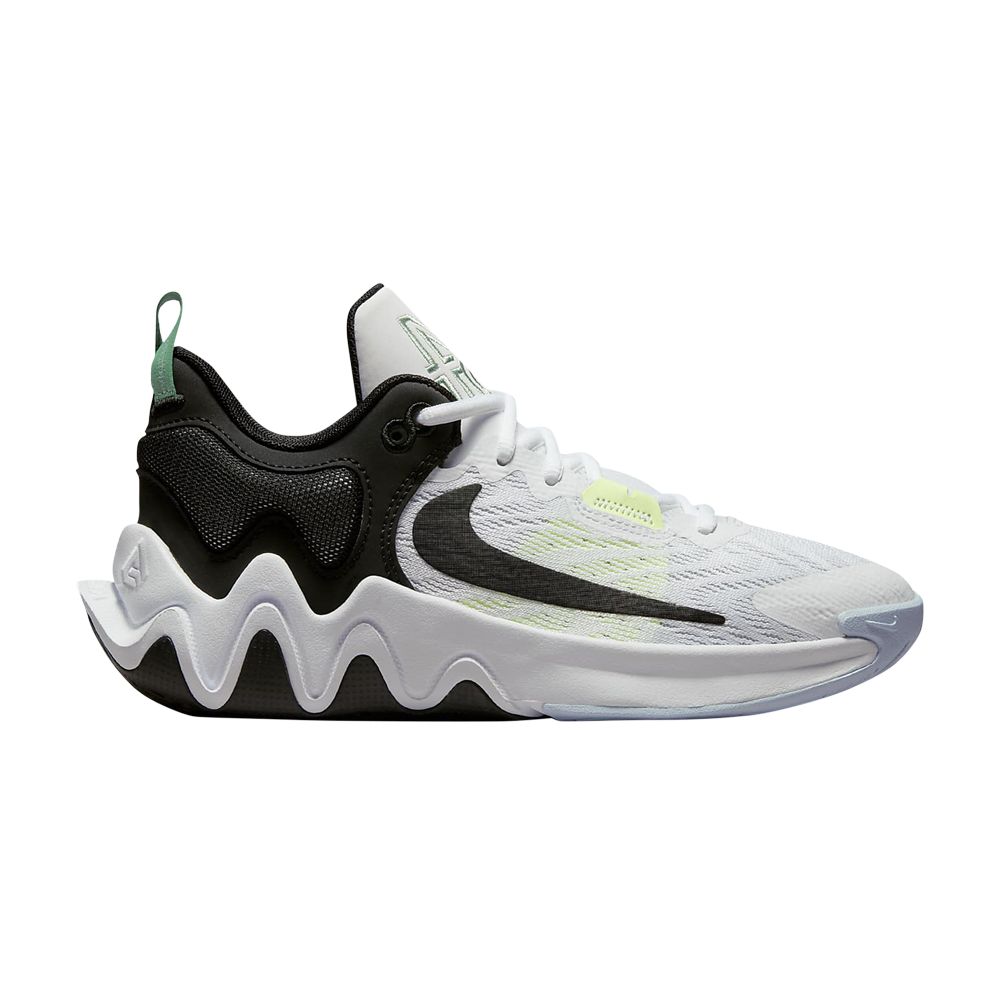 Pre-owned Nike Giannis Immortality 2 Gs 'white Barely Volt' | Kid's Size 7