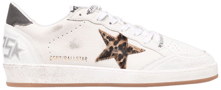 Golden Goose Ball Star White Leopard