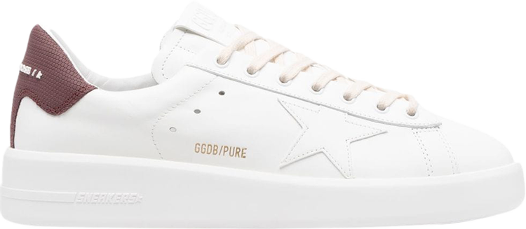 Buy Golden Goose Purestar 'White Burgundy' - GMF00197 F003251 10360 | GOAT