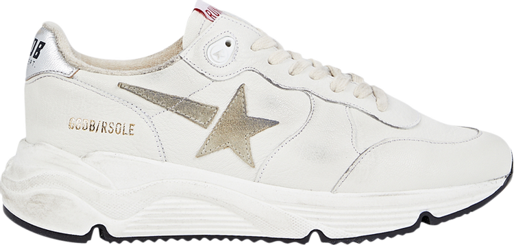 Golden Goose Wmns Running Sole 'White Taupe'