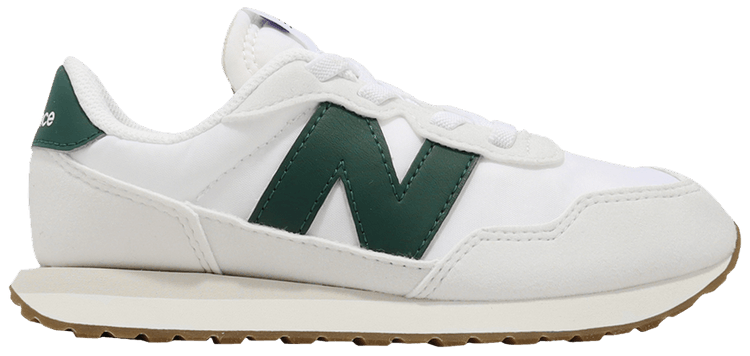New Balance 237 Bungee Lace Little Kid Wide Nimbus Cloud Nightwatch Green