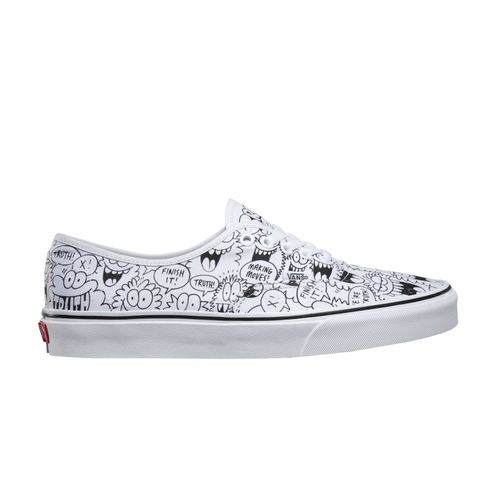 Pre-owned Vans Kevin Lyons X Authentic 'truth' In White