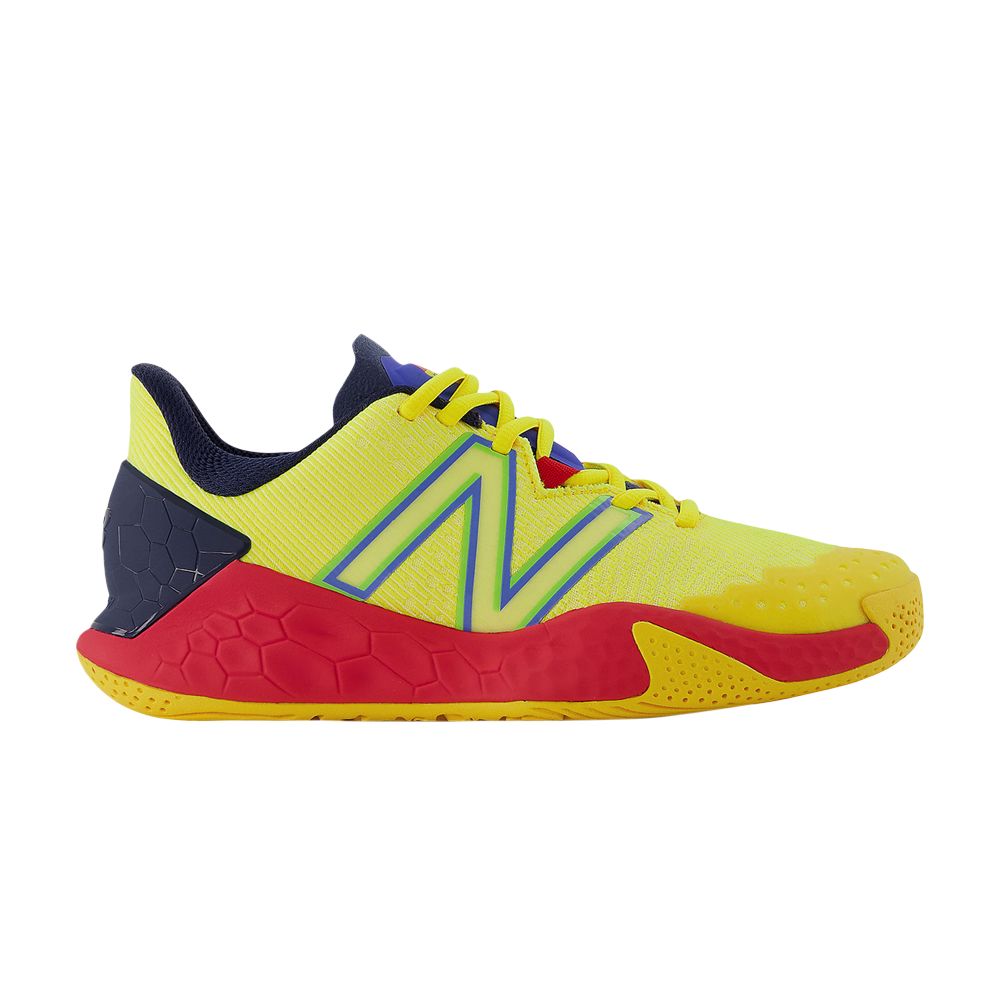 Pre-owned New Balance Wmns Fresh Foam X Lav V2 Wide 'egg Yolk True Red' In Yellow