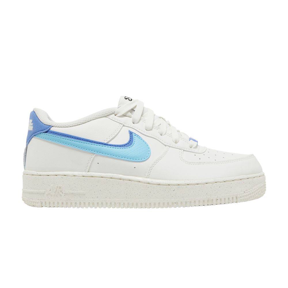 Pre-owned Nike Air Force 1 Lv8 Gs '82 - Blue Chill' | White | Kid's Size 3.5