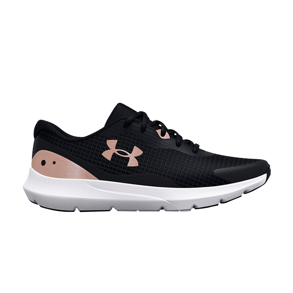 Pre-owned Under Armour Wmns Surge 3 'black White'