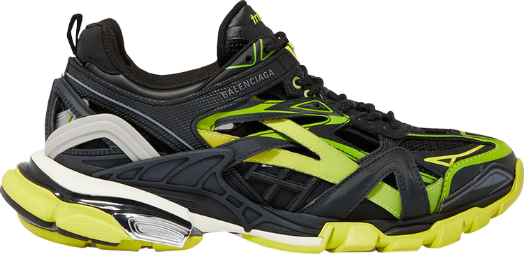 Balenciaga Track.2 Sneaker 'Black Fluorescent Yellow'