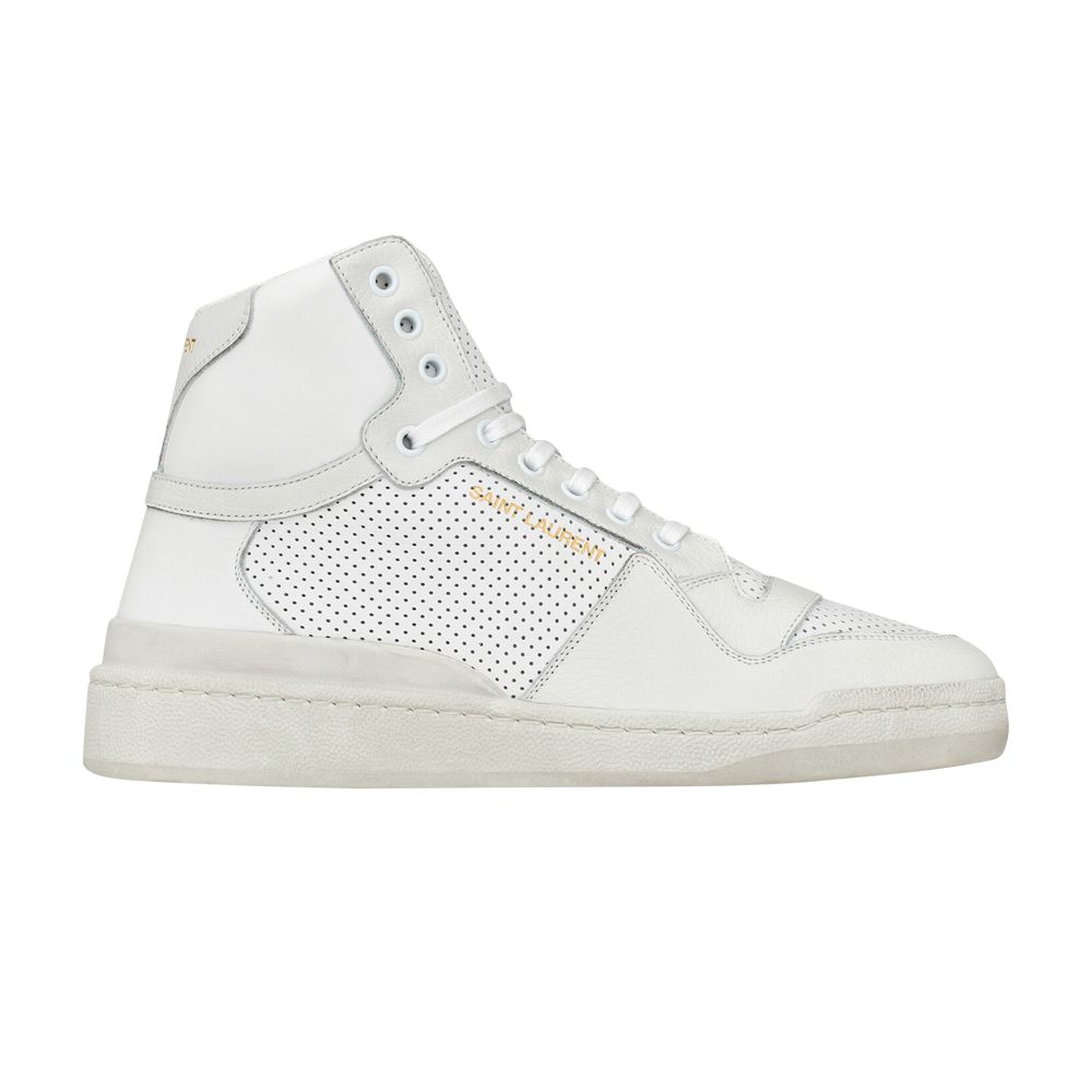 Pre-owned Saint Laurent Sl-24 Mid 'optic White' | Men's Size 45